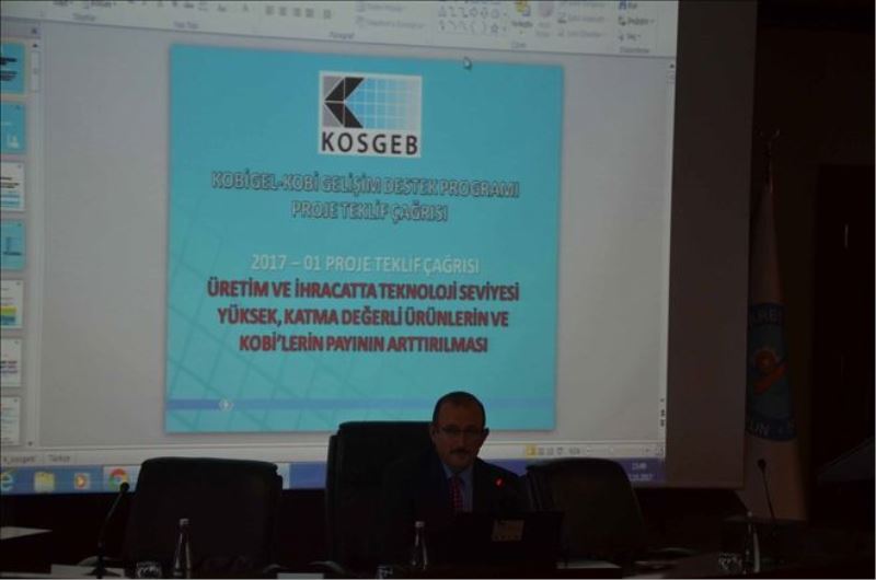 KOSGEB, destek programını anlattı