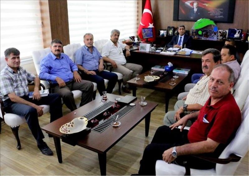 Muhtarların ´teşekkür´ ziyareti