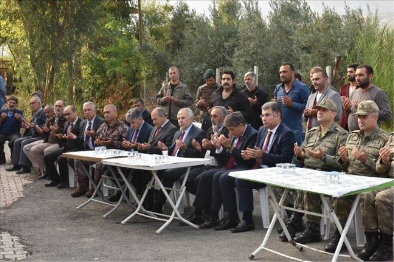 Şehit ailesine taziye ziyareti