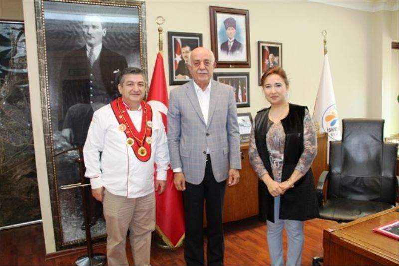Aşçılardan belediyeye ziyaret