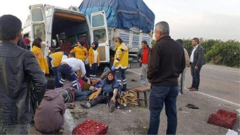 İki kaza: 1 ölü, 28 yaralı