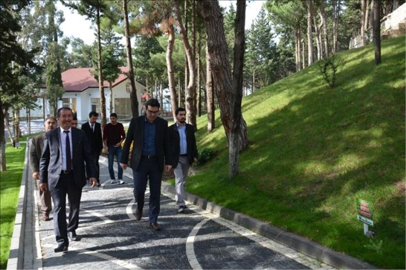 Şehitler Abidesi Tesisinde inceleme