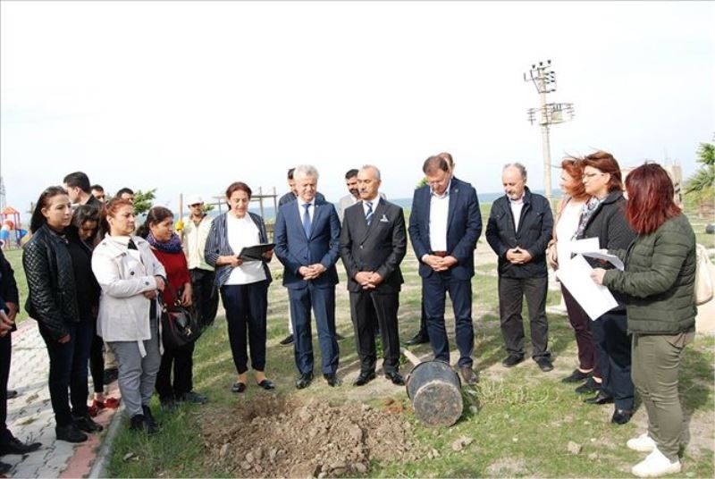 Parkı birlikte ağaçlandırdılar