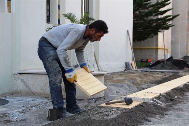 Ulucami´de ‘kaldırım yenilemesi´