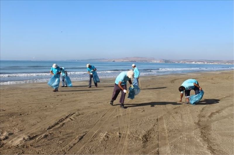 Sahilden 957 ton atık toplandı