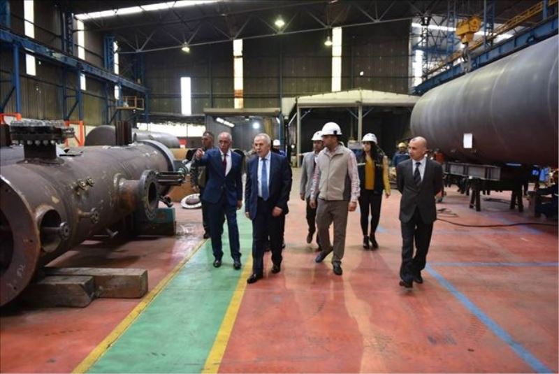 Valinin fabrika ziyareti