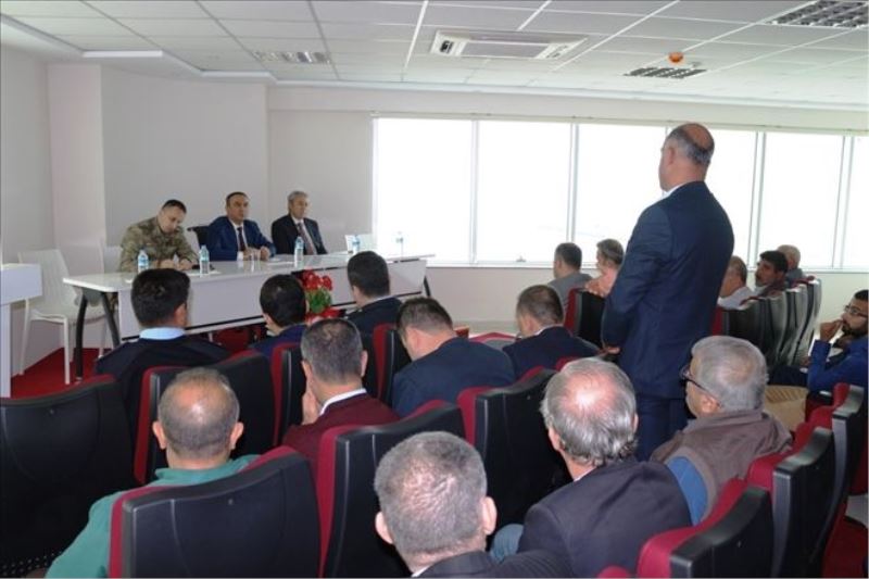 Muhtarlar, kentin sorunlarını anlattı