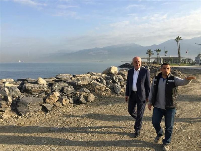 Cami çevresine peyzaj çalışması