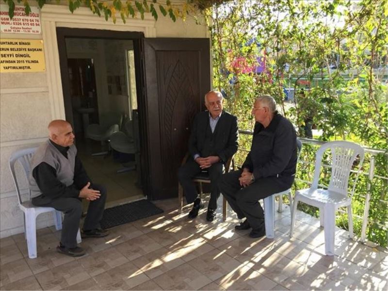 Dingil muhtarları dinledi