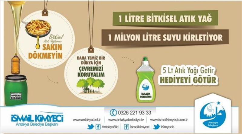 5 kilo atıkyağa bir kilo deterjan