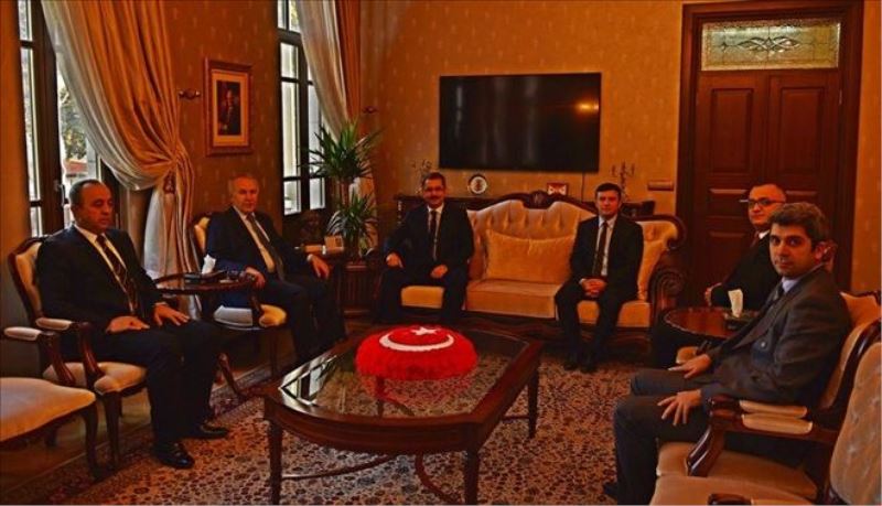 HSK Başmüfettişinin vali ziyareti