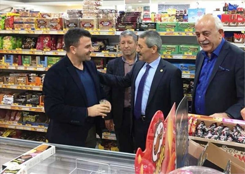 Denizciler´de esnaf ziyareti
