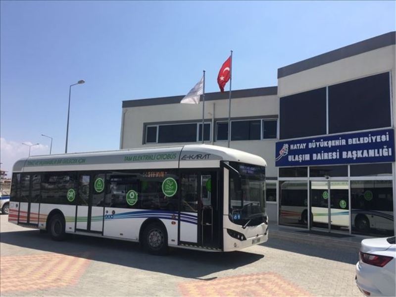 Elektrikli otobüs deneme seferinde