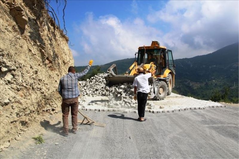 Orhangazi´de yol çalışması  