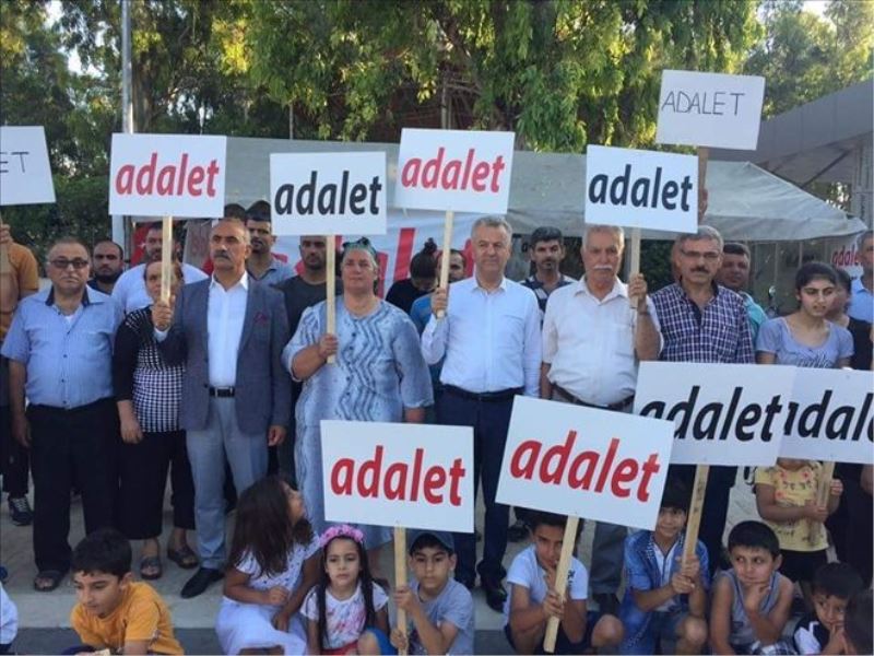 Arsuz´da Adalet nöbeti