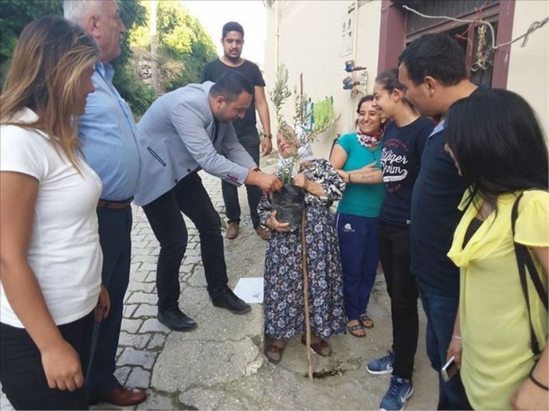 CHP´li gençlerin ´zeytin protestosu´