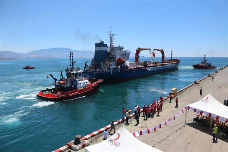 Yemen´e yardım  gemisi yola çıktı
