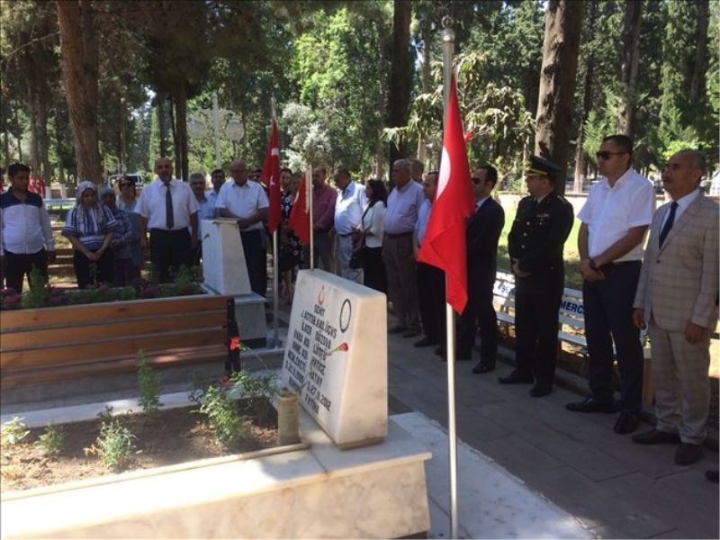 Arsuz´da şehitlik ziyareti
