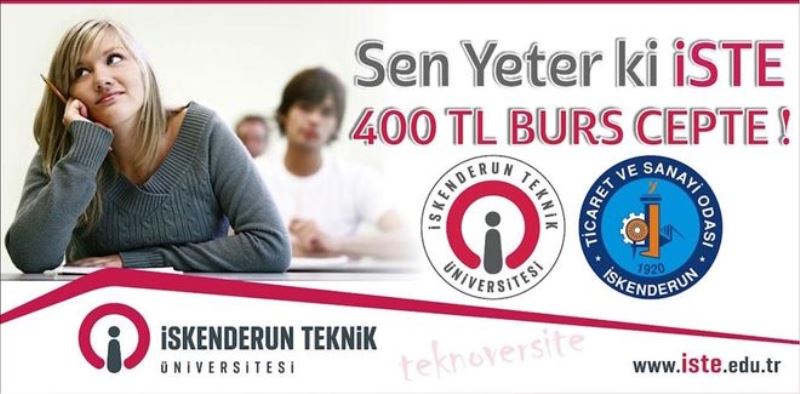 İSTE´yi tercih edenlere 400 TL burs