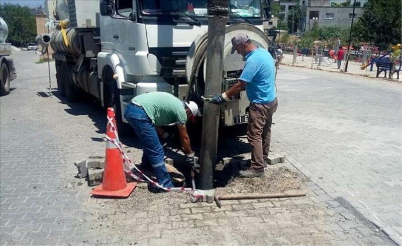 Altyapıda temizlik sürüyor
