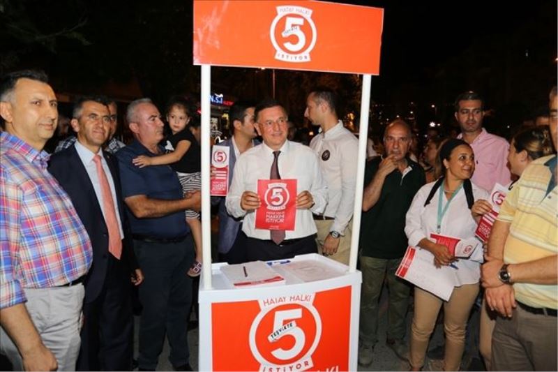 Hedef 500 bin imza  