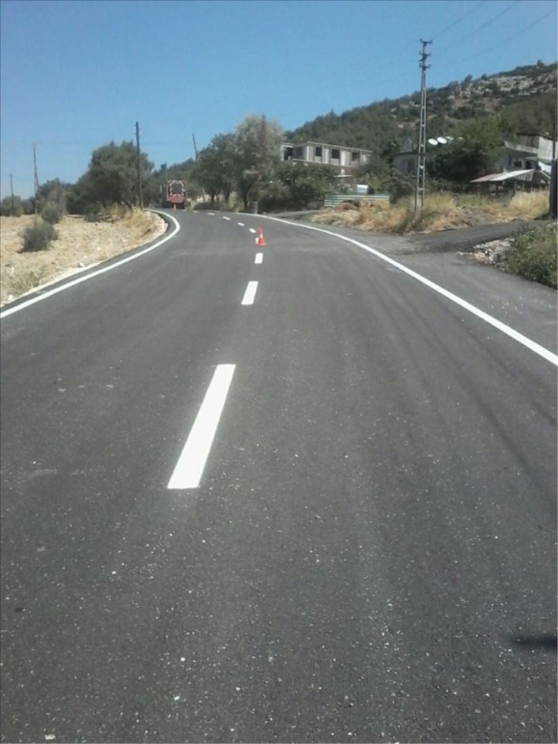 Yol güvenliğine çizgiyle destek