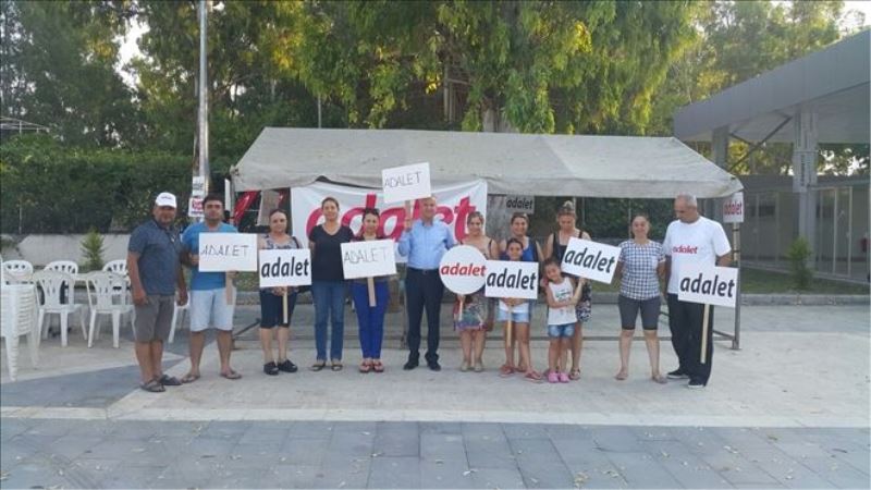 Arsuz´da nöbet sürüyor