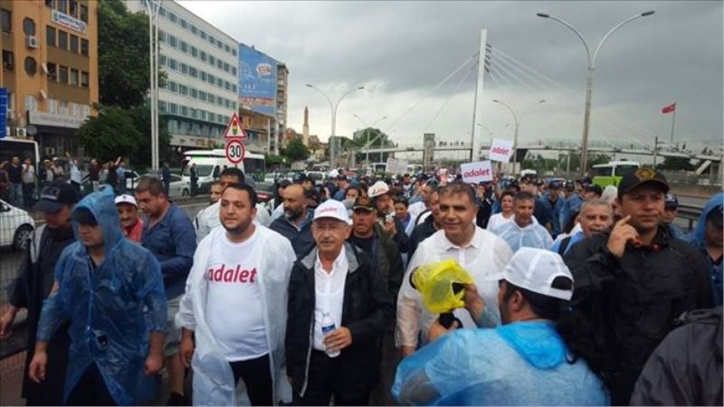 Hatay CHP 20. günü birlikte yürüdü