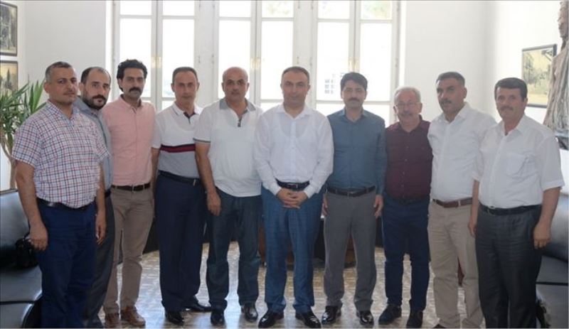 Kaymakam Soytürk´e kutlama ziyareti