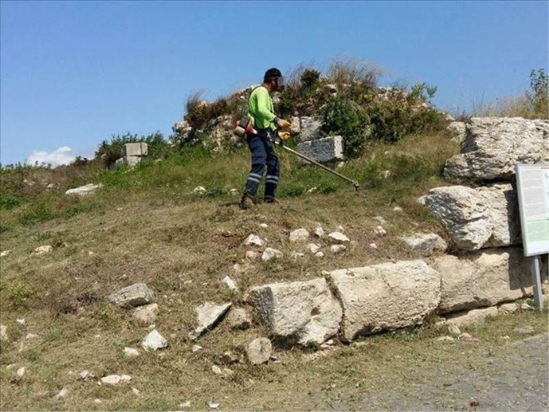 Sn. Simon Manastırı´nda çevre düzenlemesi yapıldı  