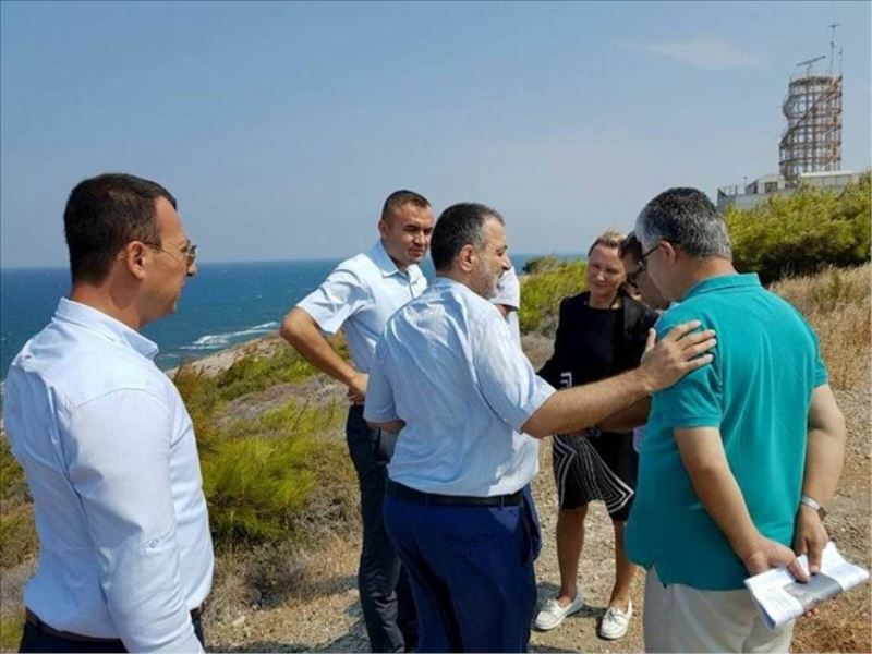 İSTE heyetinden Arsuz´da  hazine arazisi incelemesi