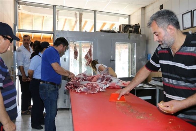 Kasaplara bayram denetimi