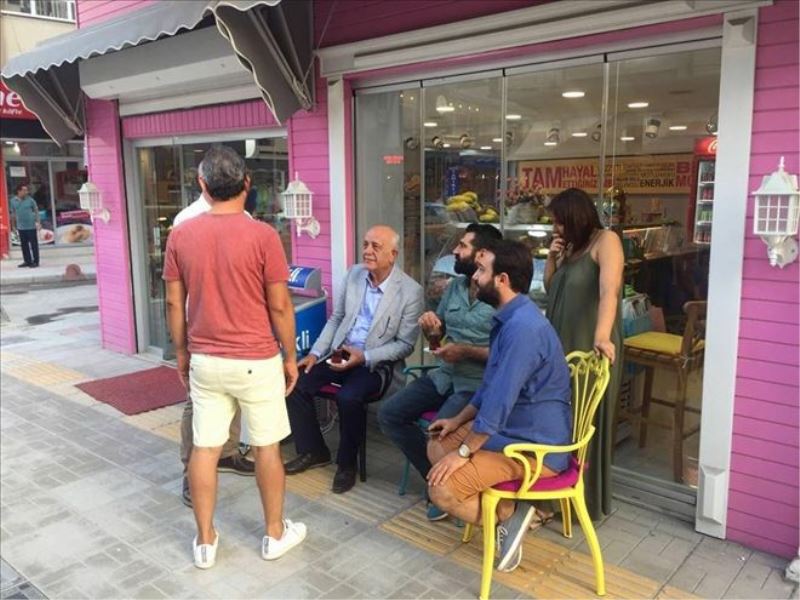 Dingil, esnafı dinledi