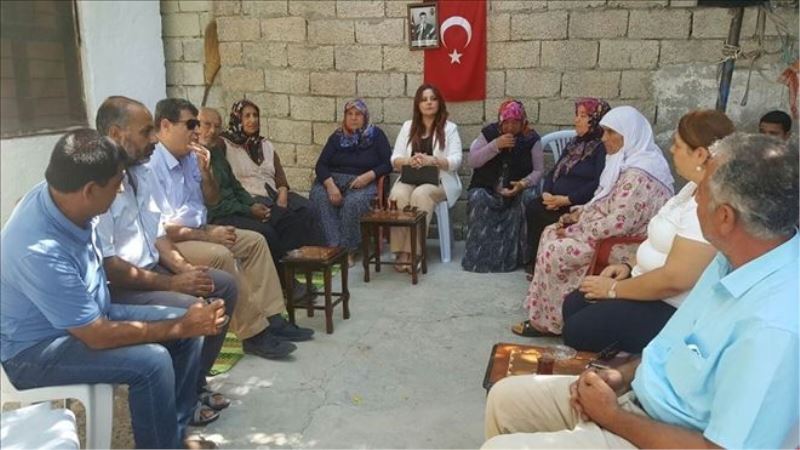 Kaymakam Tortop şehit aileleriyle bayramlaştı