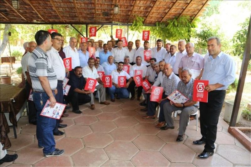 Kampanyayı Reyhanlı ve Altınözü´nde anlattı