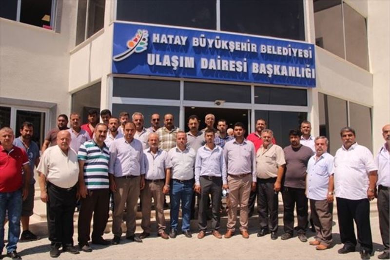 Defne´de şoförlerin talepleri
