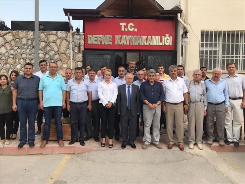 Kaymakama veda ziyareti