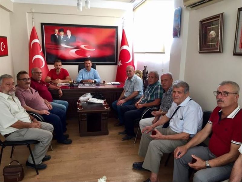 Dernek yönetiminin parti ziyaretleri
