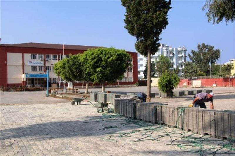 Okul bahçelerine düzenleme