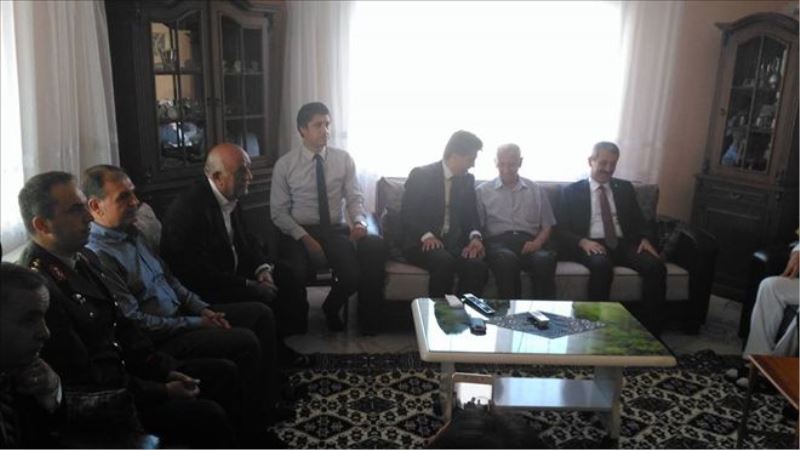 Şehit ve gazi yakınlarına protokol ziyareti