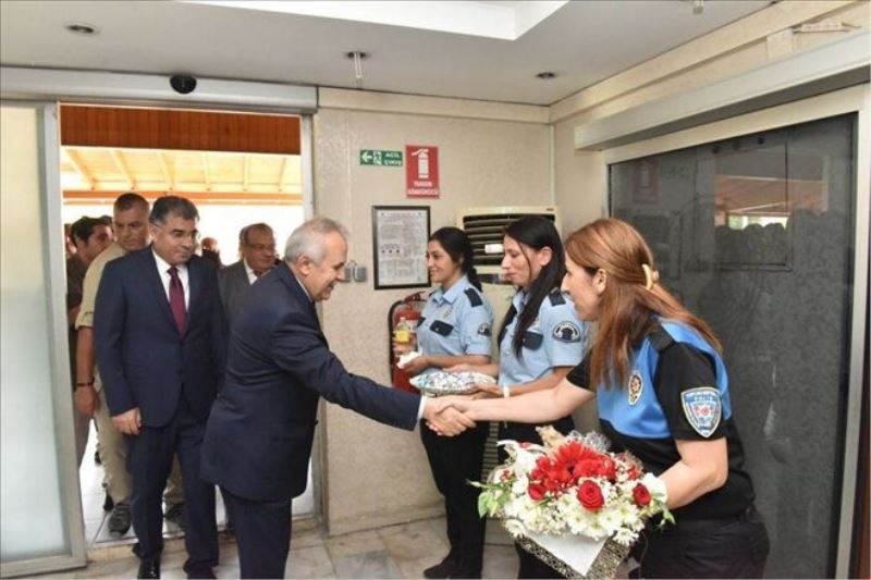 Güvenlik güçlerine bayram ziyareti