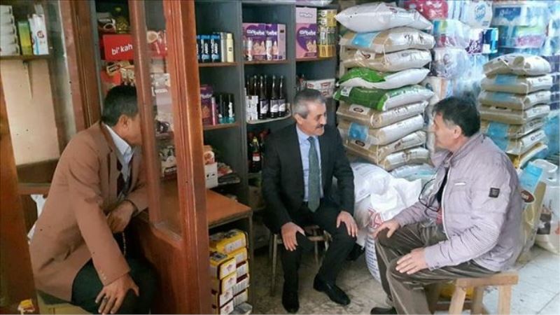 Karasayar´dan yılın son günlerinde esnaf ziyareti