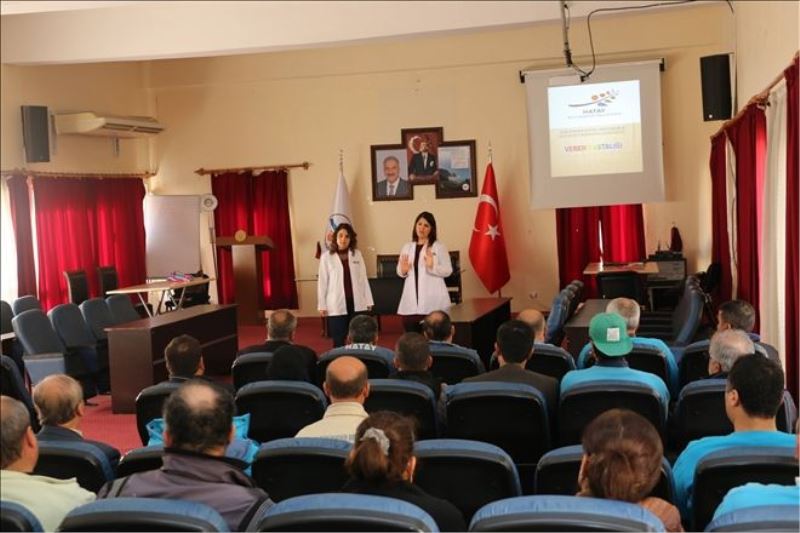 Belediye çalışanlarına ´verem semineri´