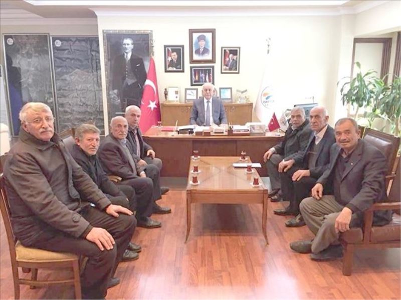 Muhtarların ´teşekkür ziyareti´