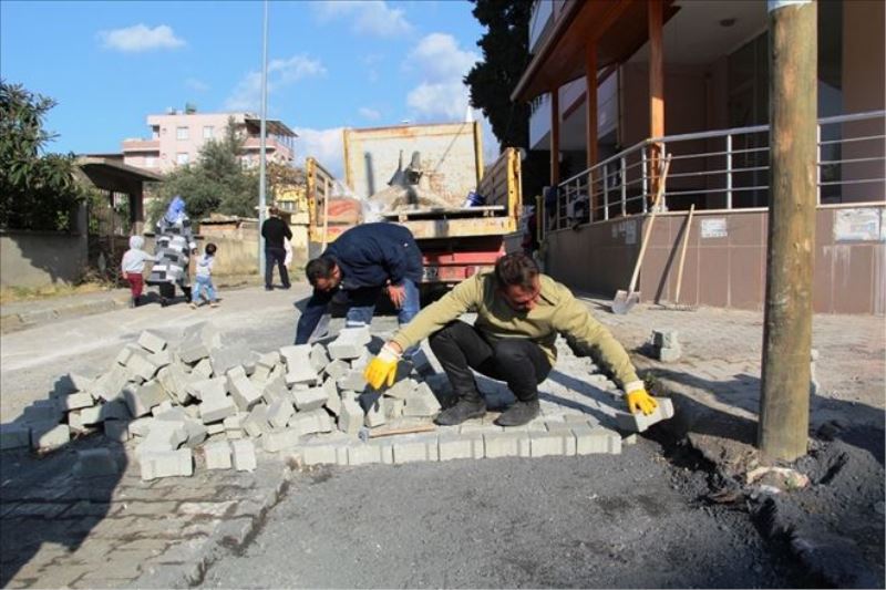 Sakarya mahallesine kaldırım