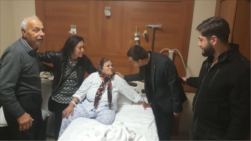 Hastalara yeni yıl ziyareti