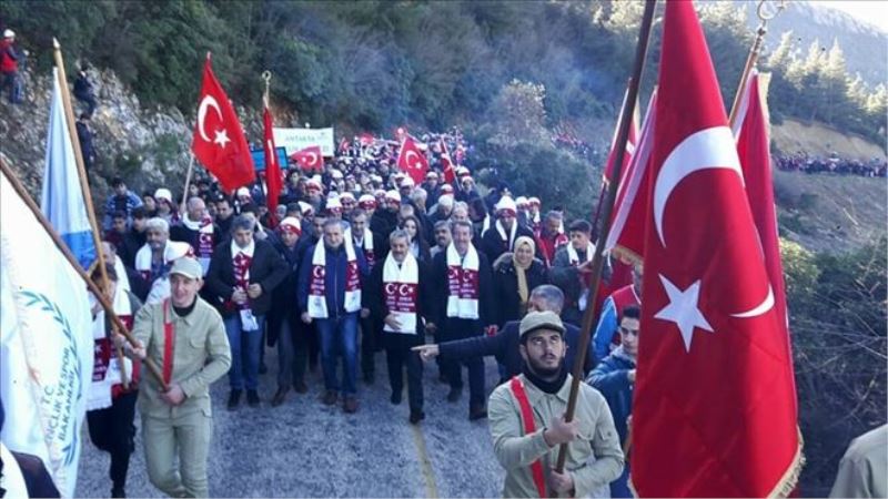 Sarıkamış şehitleri yürüyüşle anıldı