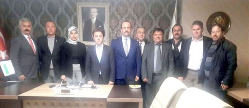 Sendikanın müdür ziyareti