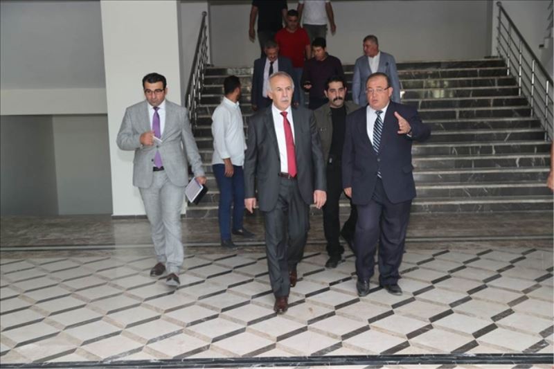 Vali inceleme yaptı