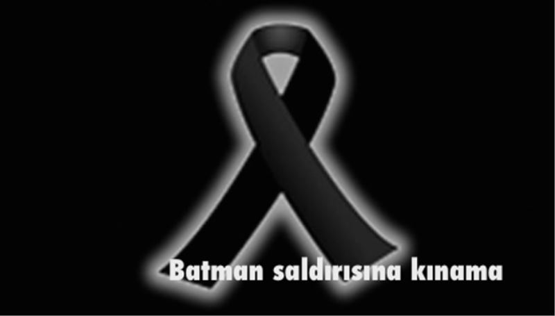 Batman saldırısına kınama